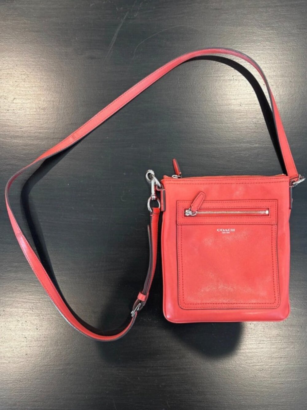 Coach coral crossbody bag